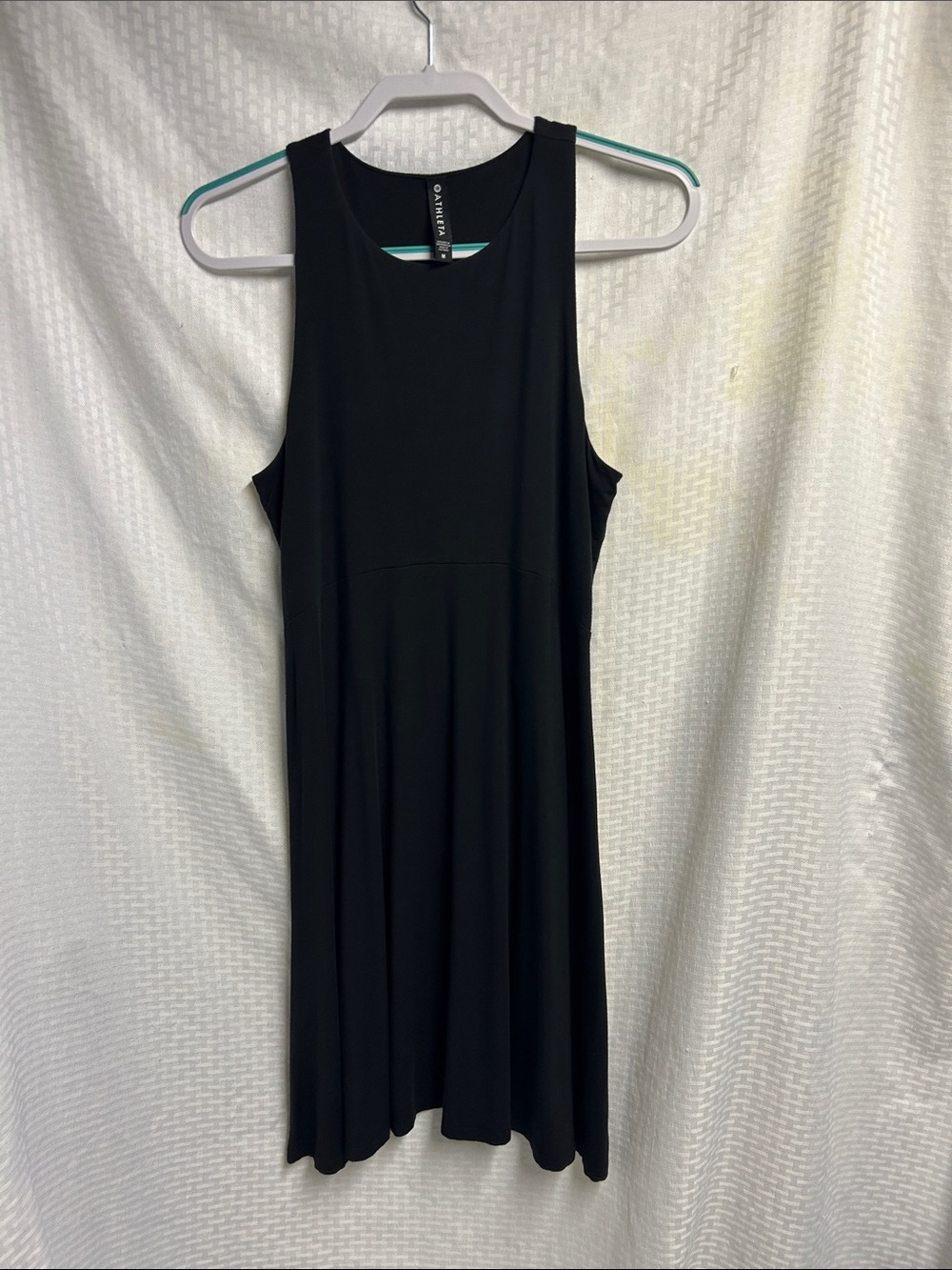 Athleta Black Sleeveless A-Line Dress